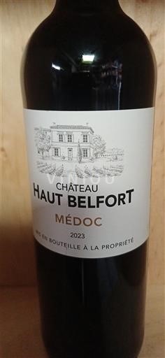 Bordeaux Médoc Château Haut Belfort 2023