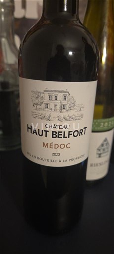 Bordeaux Médoc Château Haut Belfort 2023