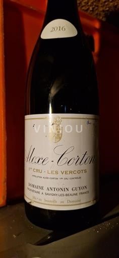 Borgonha Aloxe-Corton Premier Cru Domaine Antonin Guyon Les Vercots 2016