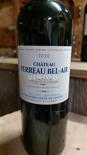 Bordeaux Castillon-côtes-de-bordeaux Château Perreau Bel-Air 2020