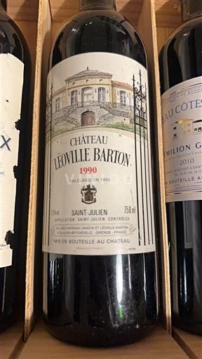 Viner Rouge sec Château Léoville Barton 1990 Frankrike Bordeaux Saint-Julien AOC Grand Cru