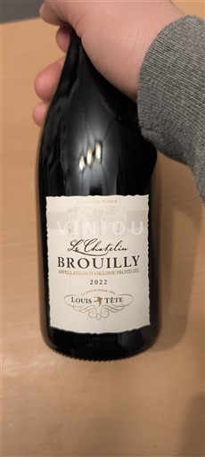Beaujolais Brouilly Louis Tête Le Chapelin 2022