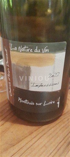 Údolí Loiry Montlouis-sur-Loire La Nature du Vin Impression 2022