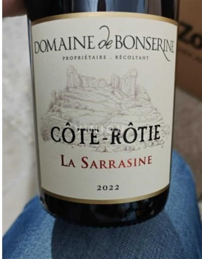 Rhônedalen Côte-rôtie Domaine Bonserine La Sarrasine 2022