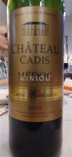 Bordeaux Médoc Château Cadis Particulière 2014