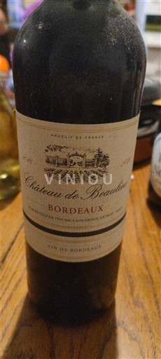 Burdeos Bordeaux Château Beaulieu 2016