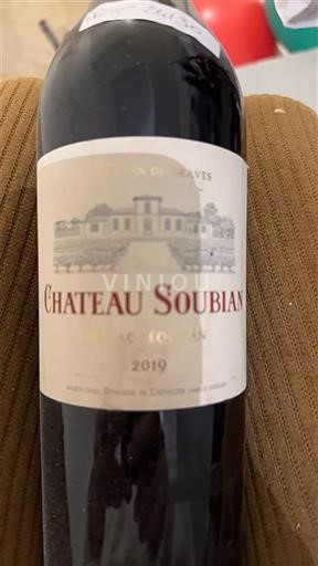 Bordeaux Graves Château Soubian 2019