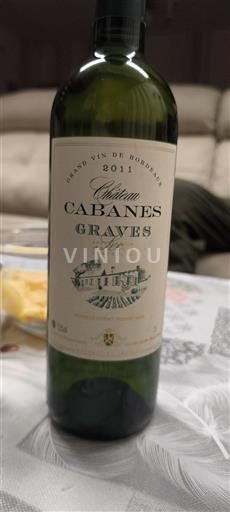 Bordeaux Graves Château Cabanes 2011