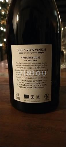 Dolina Loare Ni doloceno Terra Vita Vinum Violettes 2023