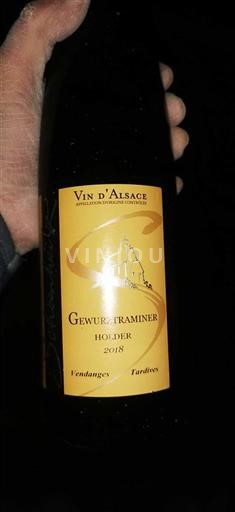 Alsace Vendanges Tardives Holder 2018