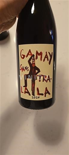 Vine Rouge sec Gamay Sans Tra La La Domaine La Garrelière 2024 Frankrig Loire-dalen Touraine AOC