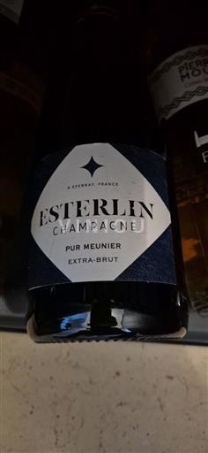 Champaña Champán Esterlin Pur Meunier Extra-Brut Sin añada
