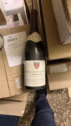 Viner Rouge sec Premier cru Domaine Jean Monnier & Fils 1997 Frankrike Bourgogne Beaune AOC Premier Cru