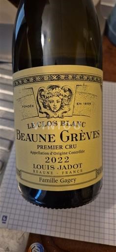 Bourgogne Côte de Beaune Premier Cru Louis Jadot Le Clos Blanc 2022