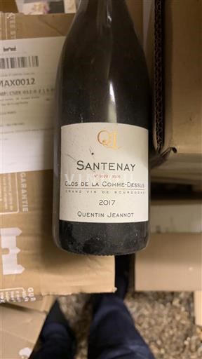 Burgundsko Santenay Quentin Jeannot Clos de la Comme-Dessus 2017