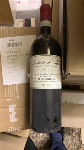 Vine Rouge sec Gianfranco Alessandria 2018 Italien Piemonte Dolcetto d'Alba DOC