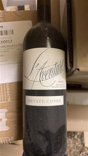 Vùng trồng nho được cấp phép California Paso Robles L'Aventure Estate 2014