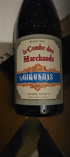 Rhône-dalen Gigondas Grandes Serres La Combe des Marchands 2019