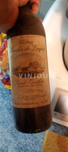 Bordeaux Saint-Émilion Château Moulin de Lagnet 2001