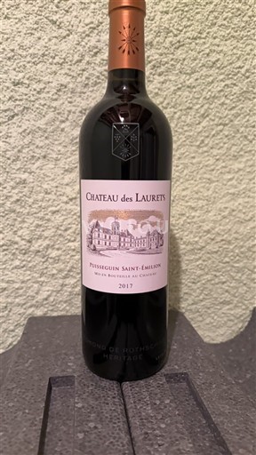 Bordeaux Puisseguin-saint-émilion Château S Laurets 2017