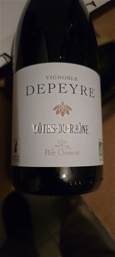 Valle del Rodano Côtes-du-Rhône Vignoble Depeyre Clos Père Clément 2023