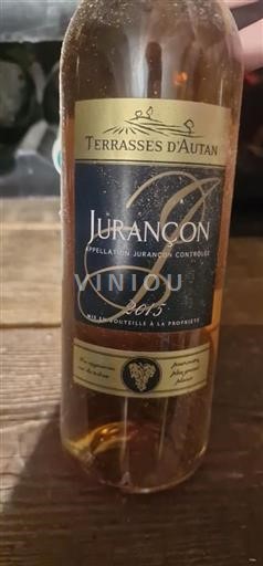 Wines Blanc moelleux Terrasses d'Autan 2015 France Southwest Jurançon AOC