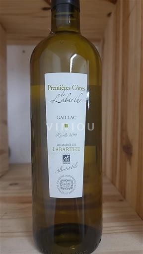 Sud-Ovest Gaillac Domaine Labarthe Premières Côtes de Labarthe 2019