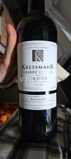 Bordeaux Graves Kressmann Grande Réserve 2018