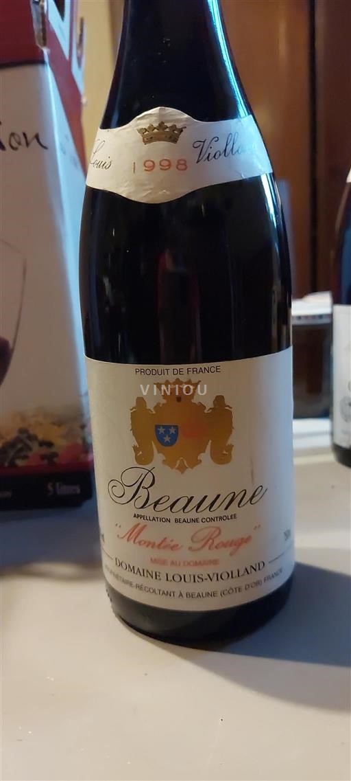 Bourgondië Beaune Louis Violland Montée Rouge 1998
