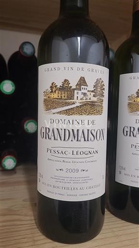 Bordeaux Pessac-Léognan Domaine Grandmaison 2009