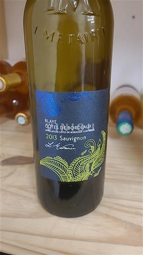Bordeaux Blaye-Côtes-de-Bordeaux Sauvignon 2013