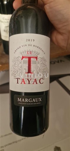 Bordeaux Margaux Tayac Le T de Tayac 2019