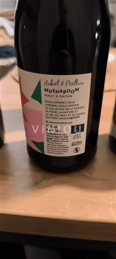 Languedoc Aubert & Mathieu Mushaboom Malt X Raisin Ohne Jahrgang