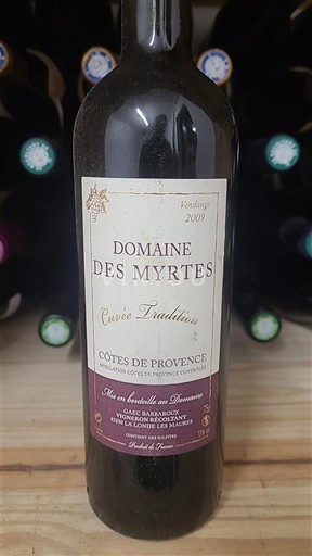 Vinos Rouge sec Cuvée Tradition Domaine S Myrtes 2009 Francia Provenza Côtes de Provenza AOC