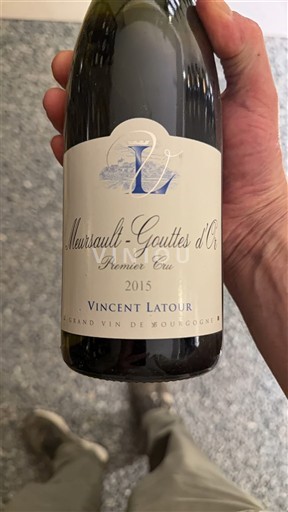 Burgundy Meursault Premier Cru Vincent Latour Meursault-Gouttes d'Or 2015