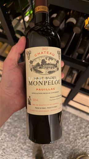 Bordeaux Pauillac Château Haut-Bages Monpelou 2022