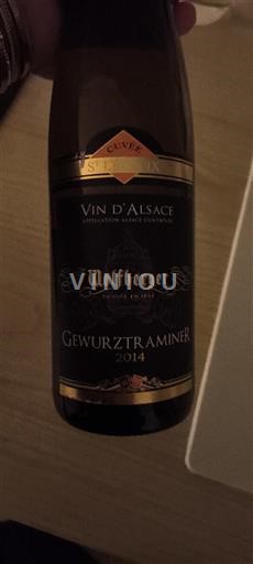 Vin Blanc sec Cuvée Saint Léon IX Wolfberger 2014 France Alsace AOC