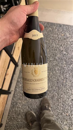 Bourgogne Meursault Premier Cru Hubert Bouzereau-Gruère et Filles Meursault charmes 2017
