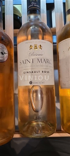 Víno Rosé sec Réserve Saint Marc 2022 Francie Languedoc a Roussillon Pays d'Oc IGP