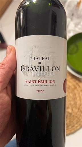 Bordeaux Saint-Émilion Château Gravillon 2022