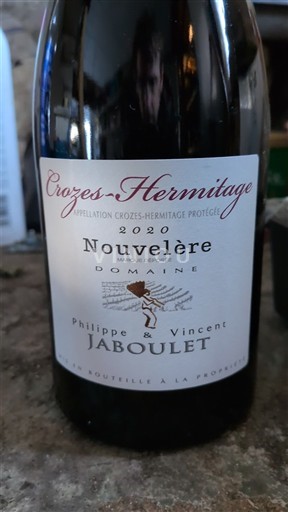 Rhône-dalen Crozes-Hermitage Philippe & Vincent Jaboulet Nouvelère 2020