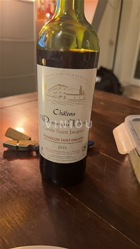 Bordeaux Puisseguin-saint-émilion Château Ormeau Vieux Saint Jacques 2021