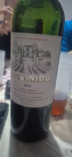 Bordeaux Listrac-Médoc Haut-Majeste 2013