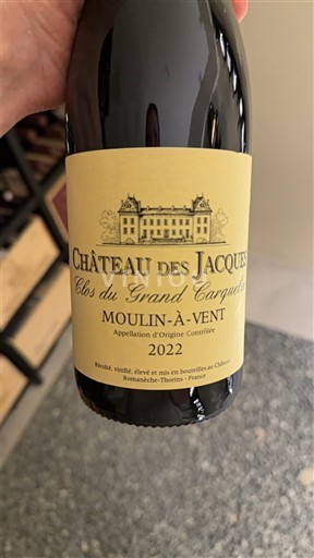 Beaujolais Moulin-à-vent Château S Jacques Clos du Grand Carquelin 2022