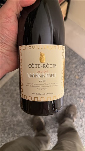 Rhônedalen Côte-rôtie Yves Cuilleron Lieu-dit Bonnivières 2018