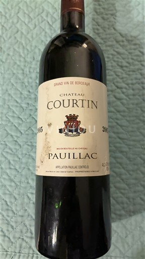 Bordeaux Pauillac Château Courtin 2005