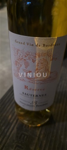 Bordeaux Sauternes Baron Philippe de Rothschild Réserve Senza annata