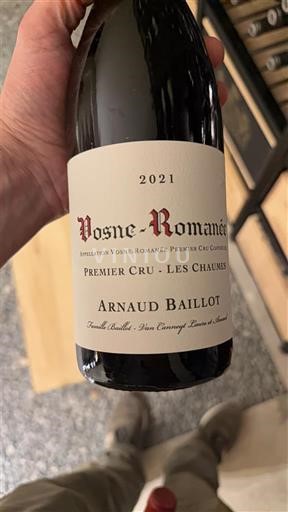 Burgund Vosne-Romanée Premier Cru Arnaud Baillot Premier Cru - Les Chaumes 2021