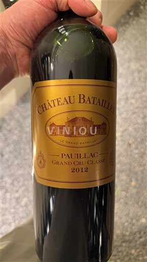 Bordéus Pauillac Château Batailley 2012