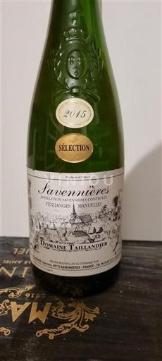Loiretal Savennières Domaine Taillandier Sélection 2015